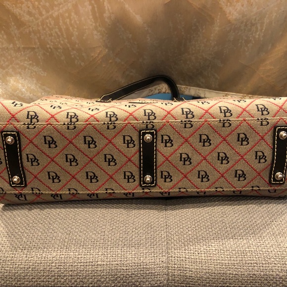 Dooney & Burke like new, navy and red - Picture 2 of 5